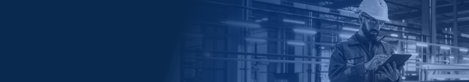 industrial scene with a dark blue overlay